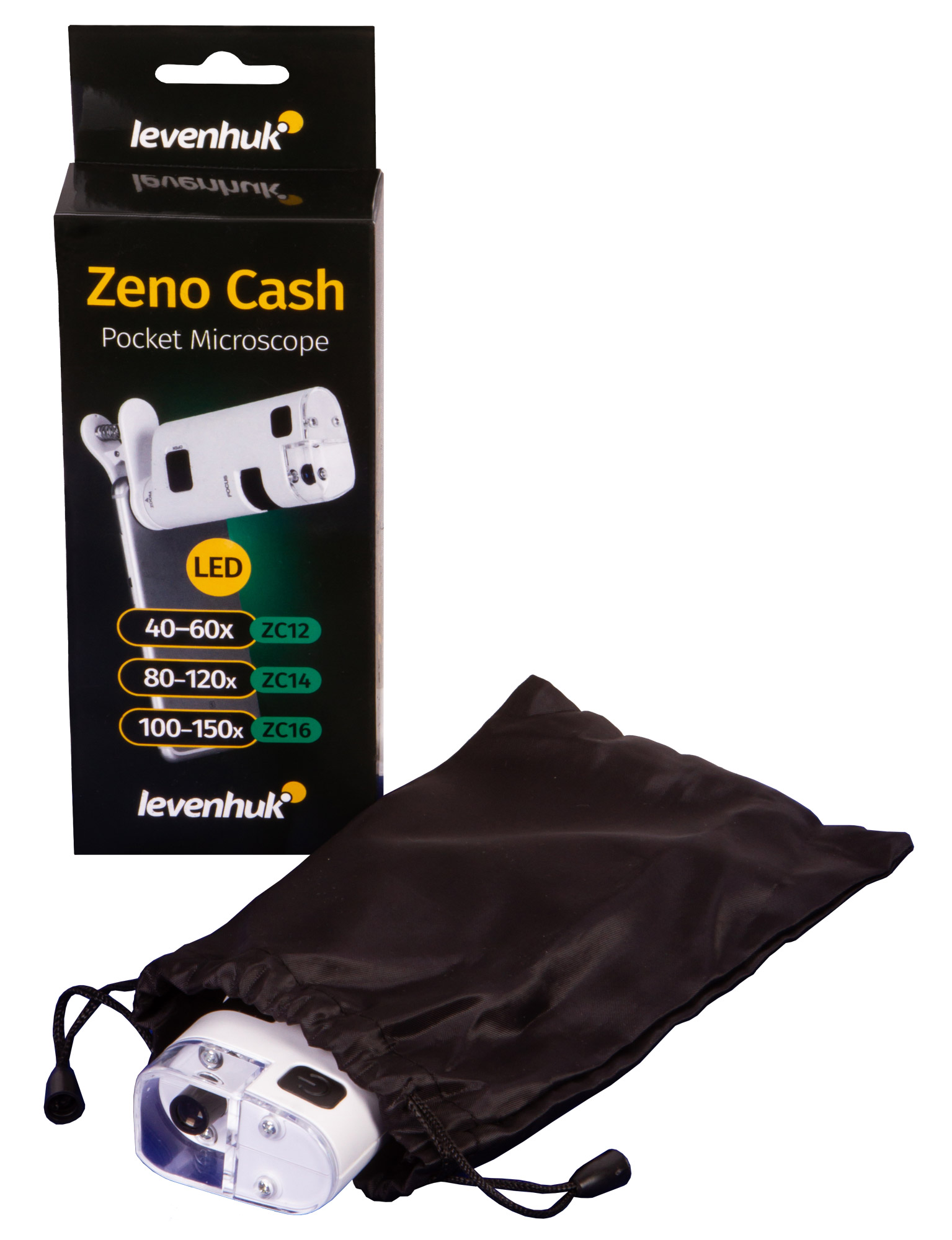 Vreckový mikroskop Levenhuk Zeno Cash ZC16